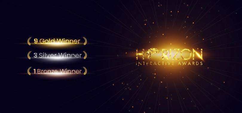 19. Horizon Interactive Awards'tan 13 ödülle döndük!